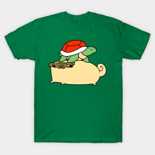 Pug and Little Turtle T-Shirt